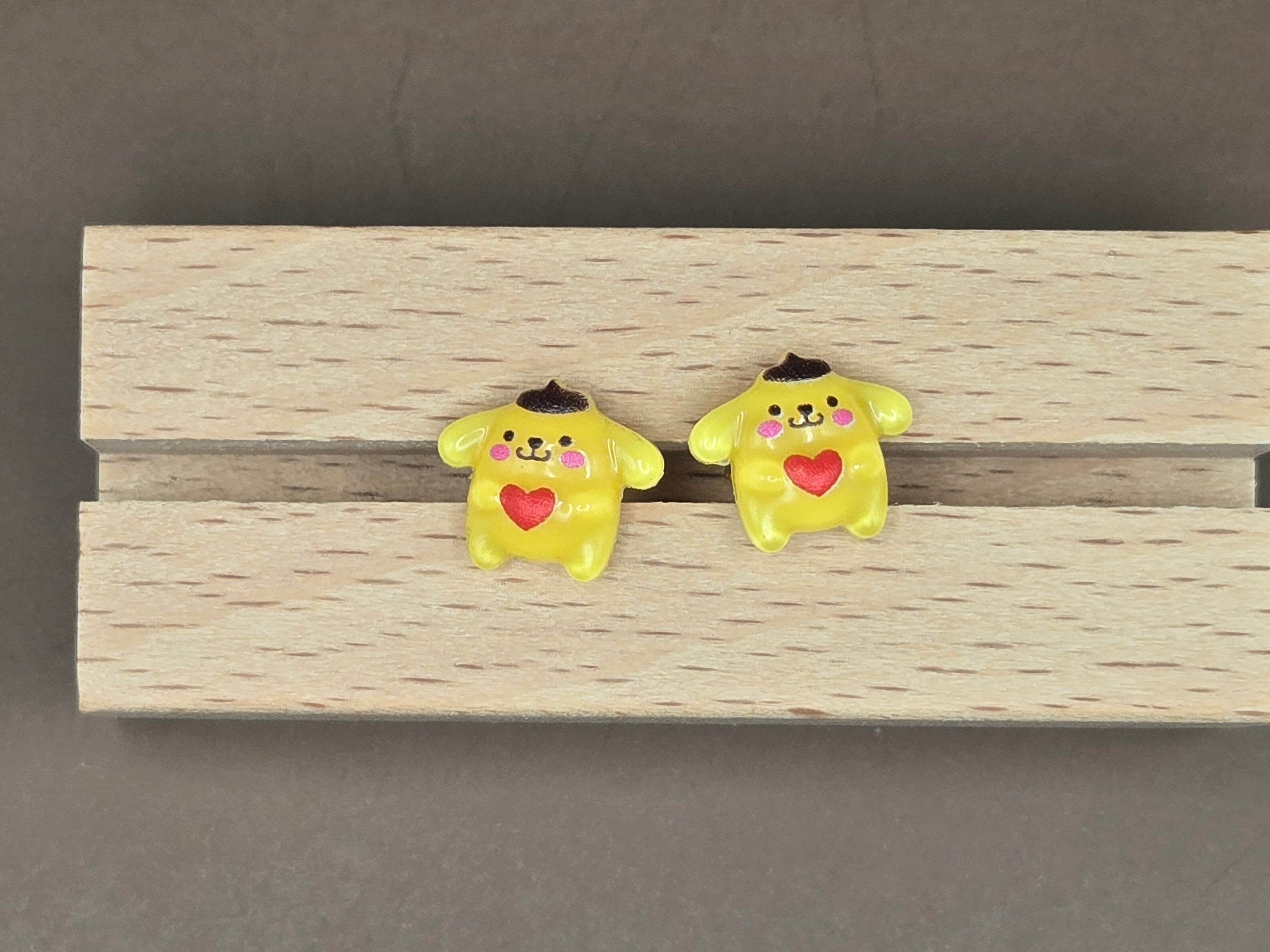 Pompom Stud Earrings