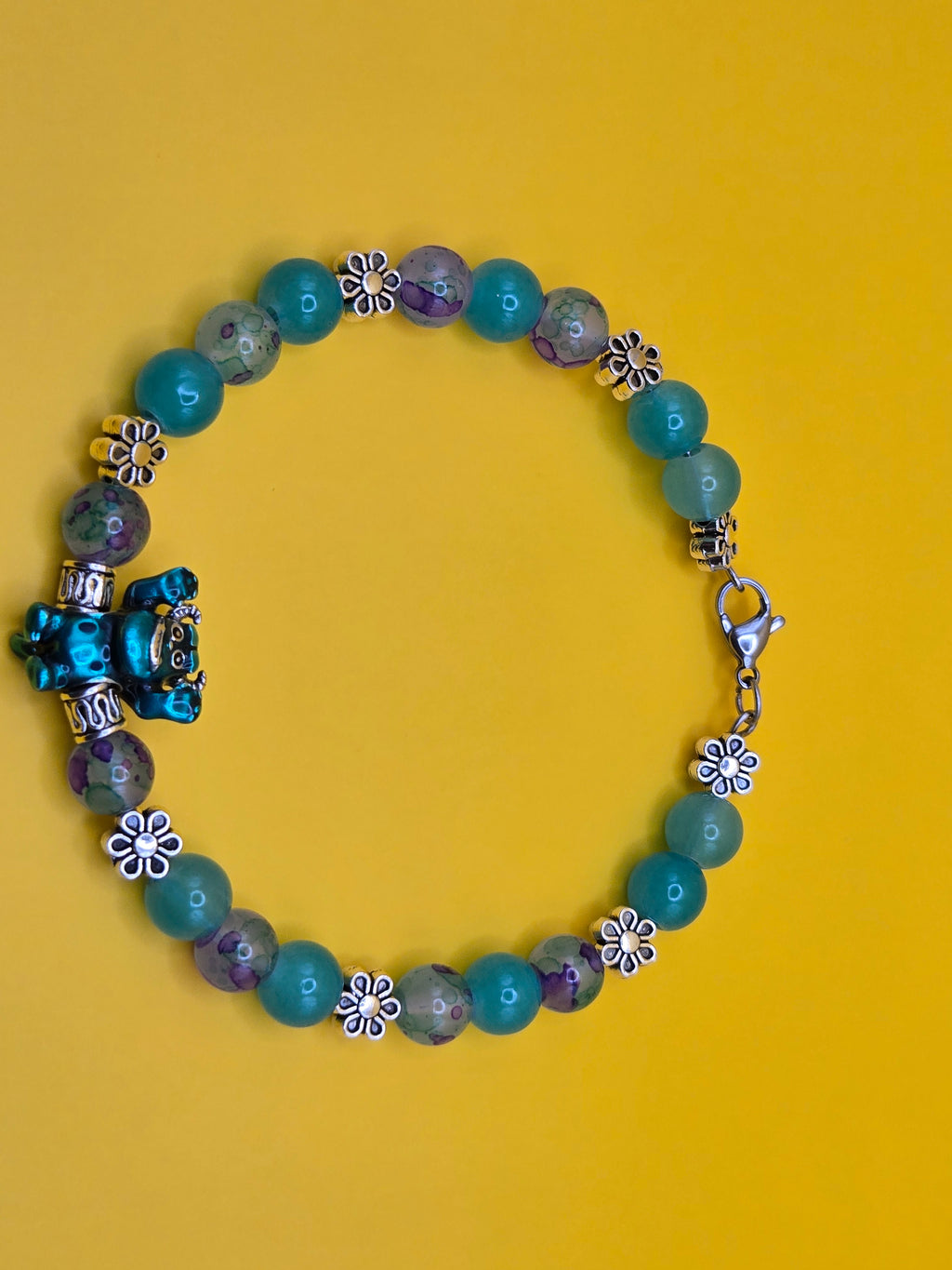 Sulley inspired charmed bracelet