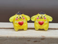 Pompom Stud Earrings